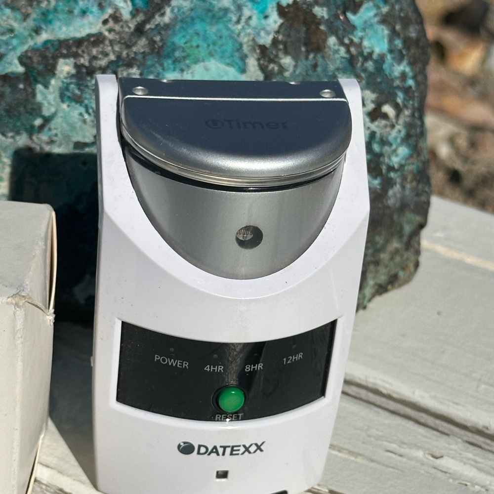 Datexx White and Silver Timer NIB